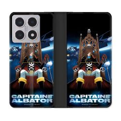 Housse cuir portefeuille Pour Xiaomi 15T Manga Capitaine Albator