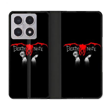 Housse cuir portefeuille Pour Xiaomi 15T Manga Death Note Noir