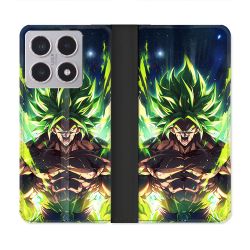 Housse cuir portefeuille Pour Xiaomi 15T Manga Dragon Ball Broly