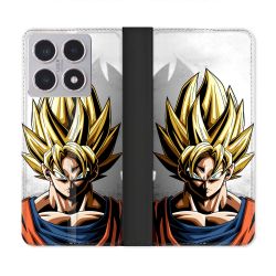 Housse cuir portefeuille Pour Xiaomi 15T Manga Dragon Ball Sangoku Portrait