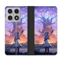 Housse cuir portefeuille Pour Xiaomi 15T Manga Frieren