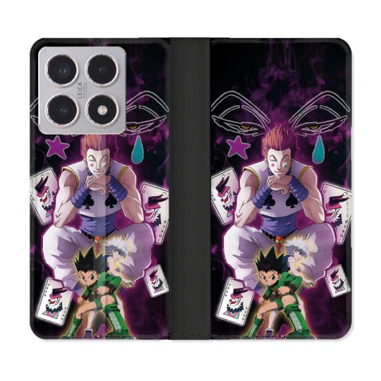 Housse cuir portefeuille Pour Xiaomi 15T Manga Hunter X Hunter Hisoka