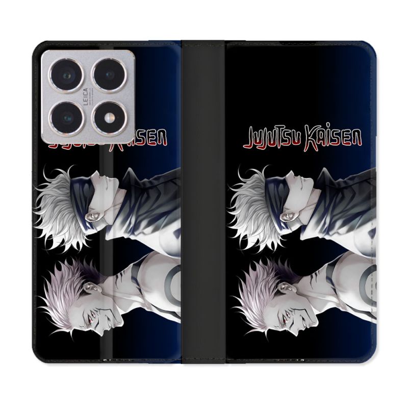 Housse cuir portefeuille Pour Xiaomi 15T Manga Jujutsu Kaisen