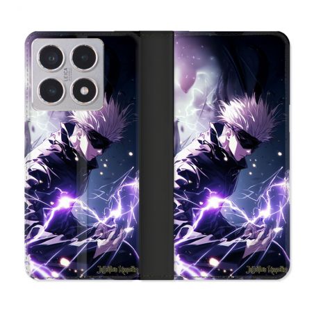 Housse cuir portefeuille Pour Xiaomi 15T Manga Jujutsu Kaisen Gojo Saturo