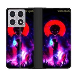 Housse cuir portefeuille Pour Xiaomi 15T Manga Jujutsu Kaisen Itadori Sukuna