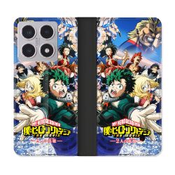 Housse cuir portefeuille Pour Xiaomi 15T Manga My Hero Academia Affiche