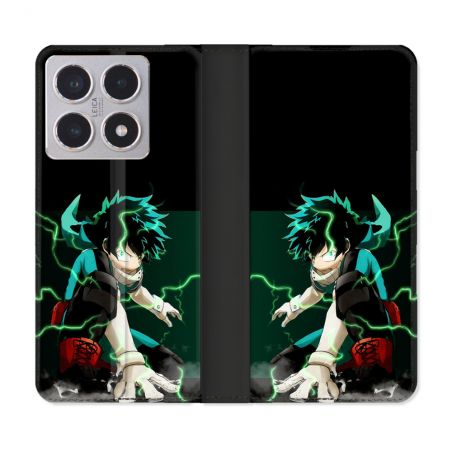 Housse cuir portefeuille Pour Xiaomi 15T Manga My Hero Academia Deku