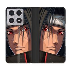 Housse cuir portefeuille Pour Xiaomi 15T Manga Naruto Itachi Visage