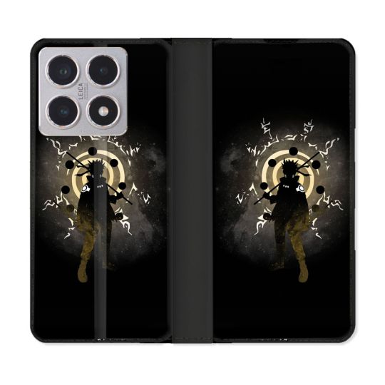 Housse cuir portefeuille Pour Xiaomi 15T Manga Naruto Sage