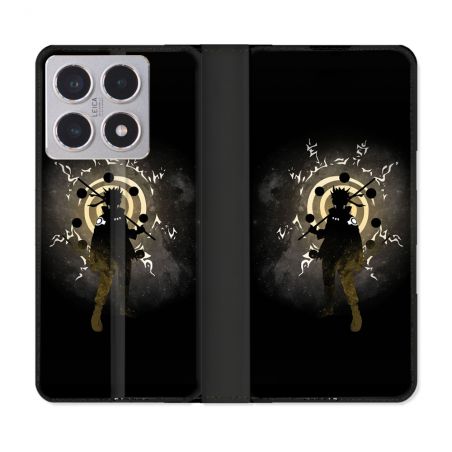 Housse cuir portefeuille Pour Xiaomi 15T Manga Naruto Sage