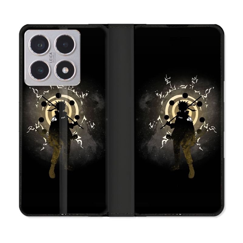 Housse cuir portefeuille Pour Xiaomi 15T Manga Naruto Sage