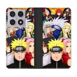 Housse cuir portefeuille Pour Xiaomi 15T Manga Naruto Team