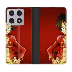 Housse cuir portefeuille Pour Xiaomi 15T Manga One Piece Luffy
