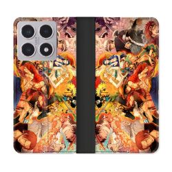 Housse cuir portefeuille Pour Xiaomi 15T Manga One Piece Nakama