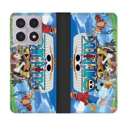 Housse cuir portefeuille Pour Xiaomi 15T Manga One Piece Sunny