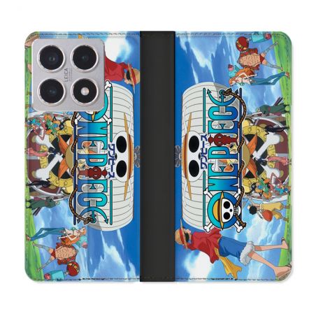 Housse cuir portefeuille Pour Xiaomi 15T Manga One Piece Sunny