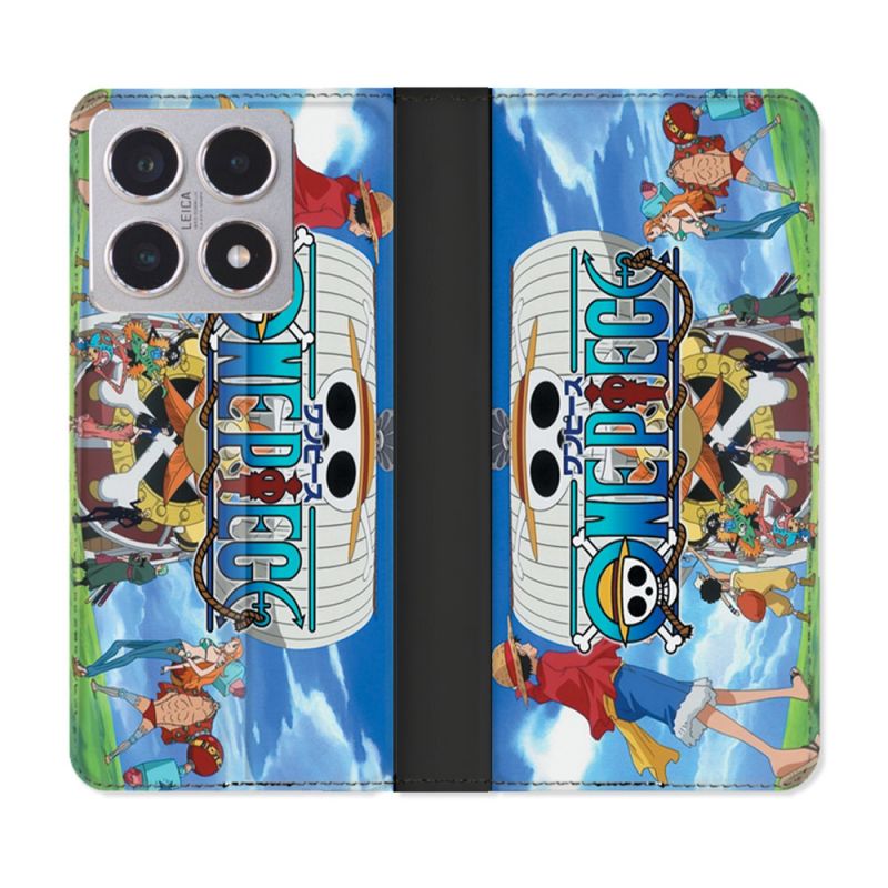 Housse cuir portefeuille Pour Xiaomi 15T Manga One Piece Sunny