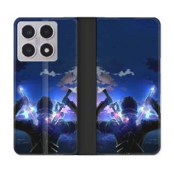 Housse cuir portefeuille Pour Xiaomi 15T Manga SAO sword Art Online Epee