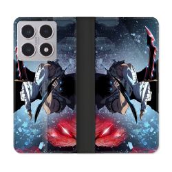 Housse cuir portefeuille Pour Xiaomi 15T Manga Solo Leveling Sung Epee