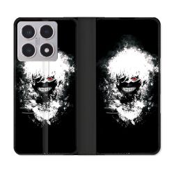 Housse cuir portefeuille Pour Xiaomi 15T Manga Tokyo Ghoul Kaneki Tag