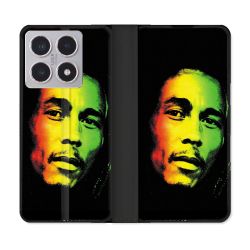 Housse cuir portefeuille Pour Xiaomi 15T Musique Bob Marley 2