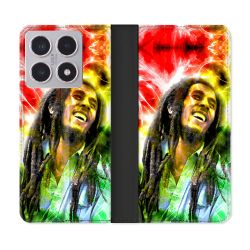 Housse cuir portefeuille Pour Xiaomi 15T Musique Bob Marley Color