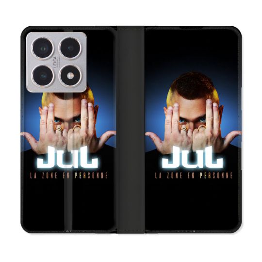 Housse cuir portefeuille Pour Xiaomi 15T Musique Jul Signe