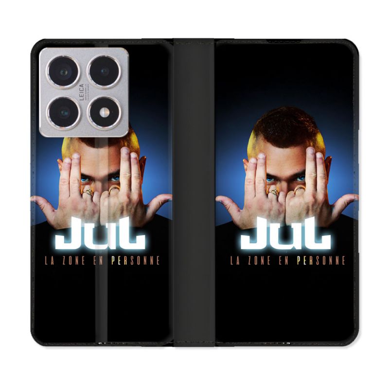 Housse cuir portefeuille Pour Xiaomi 15T Musique Jul Signe