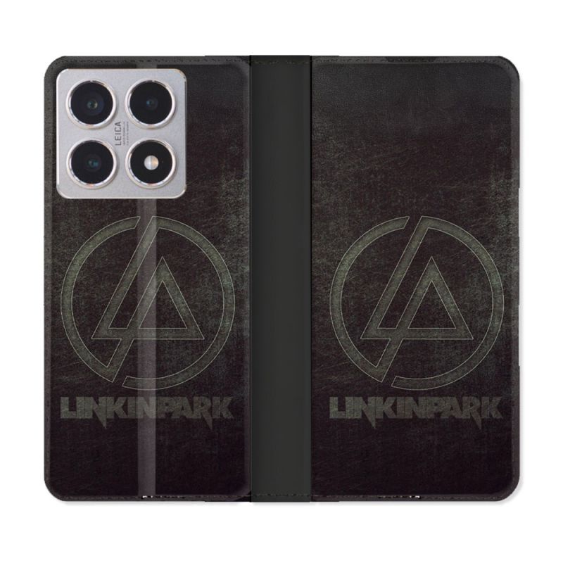 Housse cuir portefeuille Pour Xiaomi 15T Musique Rock Linkin Park