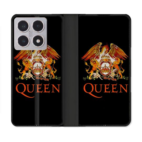 Housse cuir portefeuille Pour Xiaomi 15T Musique Rock Queen