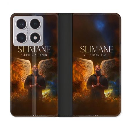 Housse cuir portefeuille Pour Xiaomi 15T Musique Slimane Ange