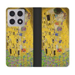 Housse cuir portefeuille Pour Xiaomi 15T Peinture Le Baiser