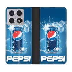 Housse cuir portefeuille Pour Xiaomi 15T Pepsi