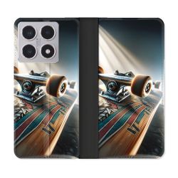 Housse cuir portefeuille Pour Xiaomi 15T Planche Skate