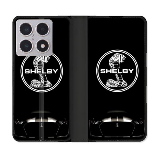Housse cuir portefeuille Pour Xiaomi 15T Shelby