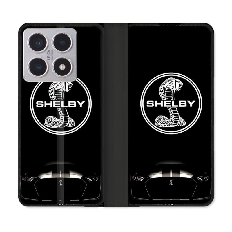 Housse cuir portefeuille Pour Xiaomi 15T Shelby