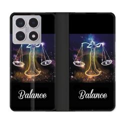 Housse cuir portefeuille Pour Xiaomi 15T Signe Zodiaque 2 Balance