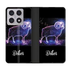 Housse cuir portefeuille Pour Xiaomi 15T Signe Zodiaque 2 Bélier