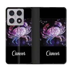 Housse cuir portefeuille Pour Xiaomi 15T Signe Zodiaque 2 Cancer