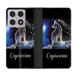 Housse cuir portefeuille Pour Xiaomi 15T Signe Zodiaque 2 Capricorne