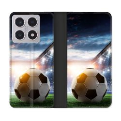 Housse cuir portefeuille Pour Xiaomi 15T Sport Football Stade