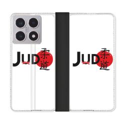 Housse cuir portefeuille Pour Xiaomi 15T Sport Judo Logo
