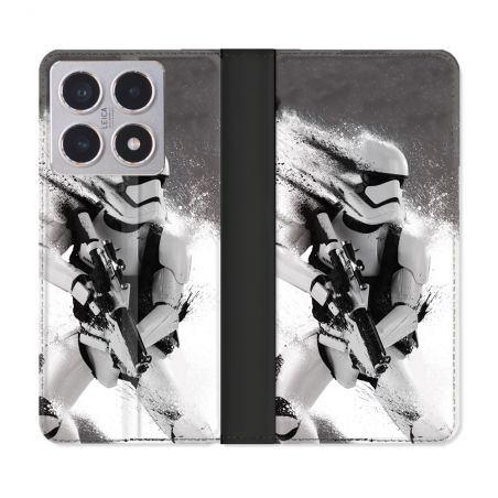Housse cuir portefeuille Pour Xiaomi 15T Star Wars - Trooper