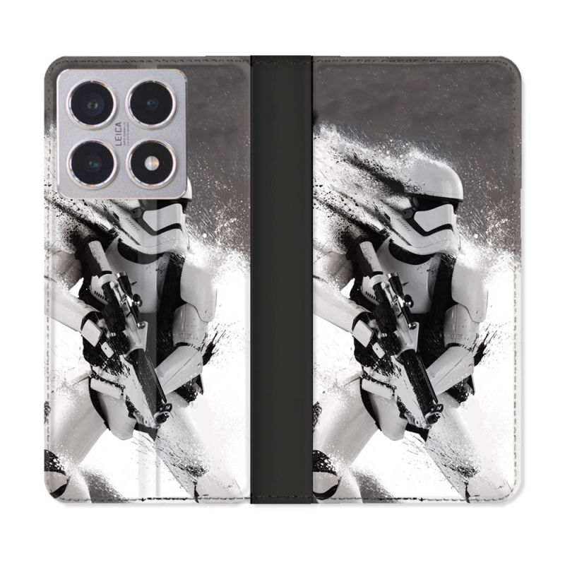 Housse cuir portefeuille Pour Xiaomi 15T Star Wars - Trooper