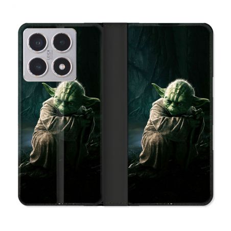Housse cuir portefeuille Pour Xiaomi 15T Star Wars - Yoda sombre