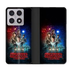 Housse cuir portefeuille Pour Xiaomi 15T Stranger Things Affiche 1