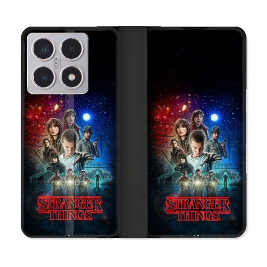 Housse cuir portefeuille Pour Xiaomi 15T Stranger Things Affiche 1