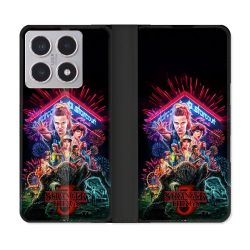 Housse cuir portefeuille Pour Xiaomi 15T Stranger Things Affiche 3