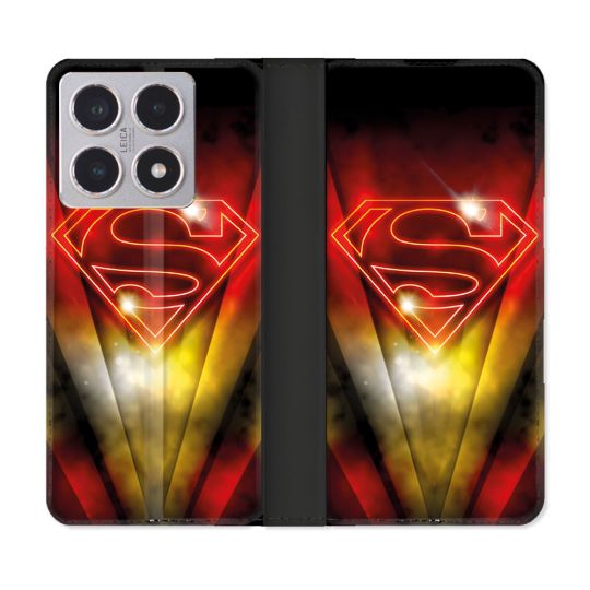 Housse cuir portefeuille Pour Xiaomi 15T Superman Logo