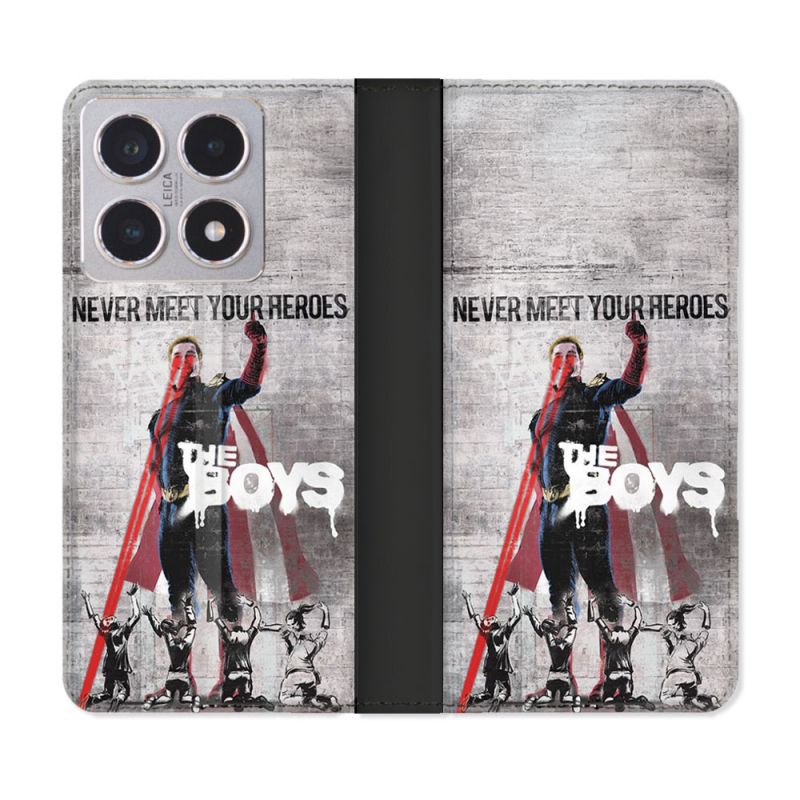 Housse cuir portefeuille Pour Xiaomi 15T The Boys Affiche